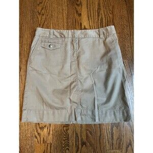Ann Taylor KHAKI Straight-Fit Skirt size 10